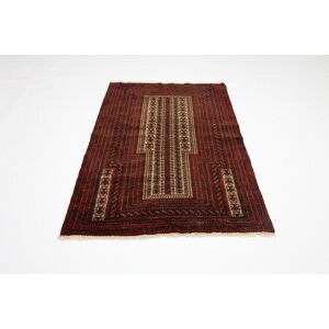 morgenland Teppich »Belutsch Teppich handgeknüpft rot«, rechteckig, handgeknüpft Rot Größe B/L: 94 cm x 146 cm
