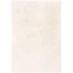 Home affaire Hochflor-Teppich »Nerja«, rechteckig, Uni Farben, besonders... beige Größe B/L: 120 cm x 170 cm