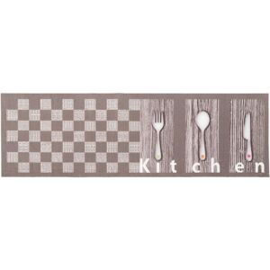 Primaflor-Ideen in Textil Küchenläufer »KITCHEN«, rechteckig, mit Schriftzug... braun Größe B/L: 45 cm x 145 cm