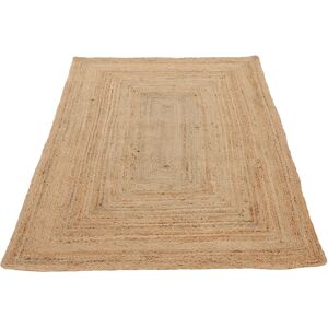 carpetfine Teppich »Nele Juteteppich Naturfaser«, rechteckig, geflochtener... natur Größe B/L: 40 cm x 60 cm