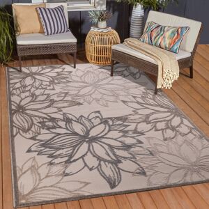 Sanat Teppich »Floral 2 Outdoor«, rechteckig, In- und Outdoor geeignet,... creme Größe B/L: 80 cm x 200 cm