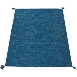 Paco Home Teppich »Kilim 210«, rechteckig, Handgwebt, Flachgewebe, reine... blau Größe B/L: 200 cm x 290 cm