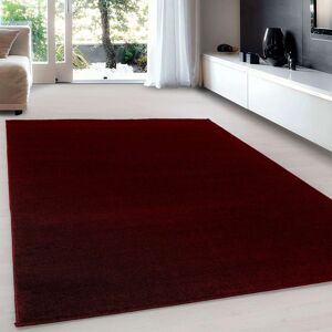 Ayyildiz Teppiche Teppich »ATA«, rechteckig, Kurzflor, uni, grosse... rot Größe B/L: 80 cm x 150 cm