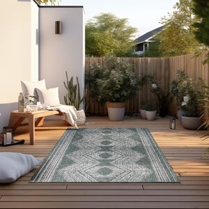 ELLE DECORATION Teppich »Merge, In- und Outdoor«, rechteckig, Flachgewebe,... Grün Größe B/L: 160 cm x 230 cm