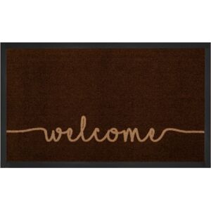 HANSE Home Fussmatte »Cozy Welcome«, rechteckig, Waschbar, Schmutzfangmatte,... dunkelbraun Größe B/L: 45 cm x 75 cm