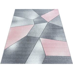 Ayyildiz Teppiche Teppich »Beta 1120«, rechteckig, Kurzflor, Wohnzimmer pink Größe B/L: 80 cm x 250 cm