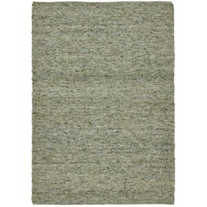 THEKO Wollteppich »Alm Freude«, rechteckig, Handweb Teppich, reine Wolle,... grün Größe B/L: 90 cm x 160 cm