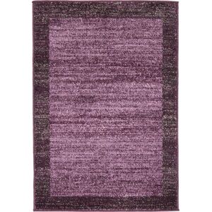 Myflair Möbel & Accessoires Teppich »Good Times«, rechteckig, Kurzflor,... violett/elfenbeinfarben Größe B/L: 66 cm x 91 cm