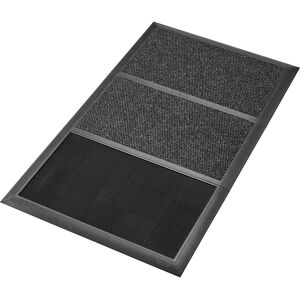 NOTRAX Desinfizierende Eingangsmatte Sani-Master™, HxLxB 19 x 1525 x 914 mm, anthrazit / schwarz