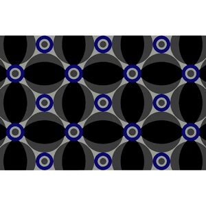 NOTRAX Schmutzfangmatte, Notrax Déco Design™, LxB 900 x 600 mm, blau/schwarz