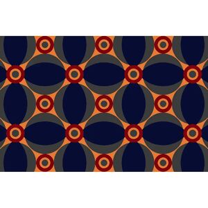 NOTRAX Schmutzfangmatte, Notrax Déco Design™, LxB 900 x 600 mm, blau/orange