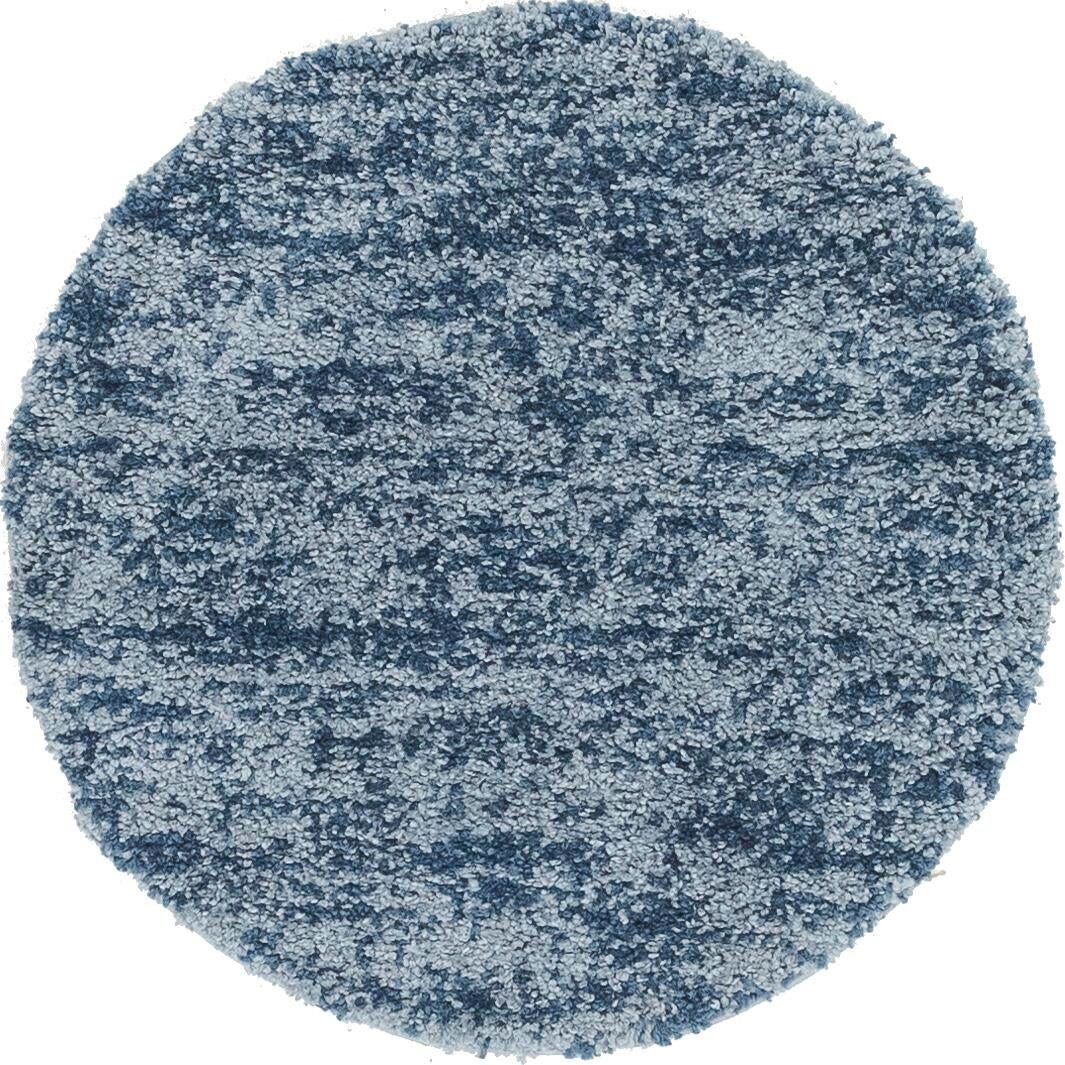 Myflair Möbel & Accessoires Hochflor-Teppich »Top Shag«, rund, 32 mm Höhe,... blau