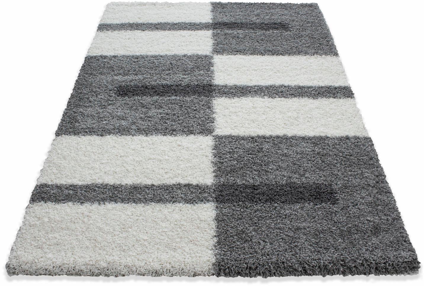 Ayyildiz Teppiche Hochflor-Teppich »Gala Shaggy 2505«, rechteckig, 30 mm... grau Größe 120x170 cm 160x230 cm 200x290 cm 240x340 cm 60x110 cm 80x150 cm