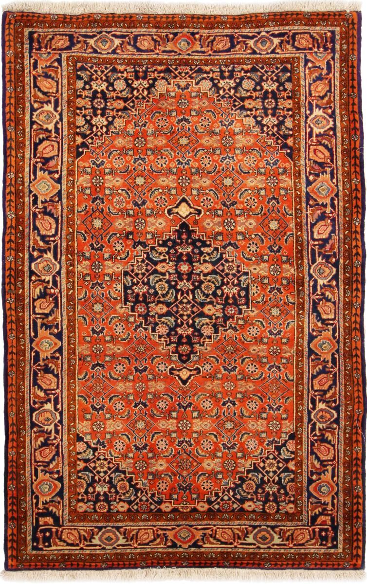 Nain Trading Orientalischer Bidjar Teppich 194x121 Braun/Orange (Persien/Iran, Wolle, Handgeknüpft)