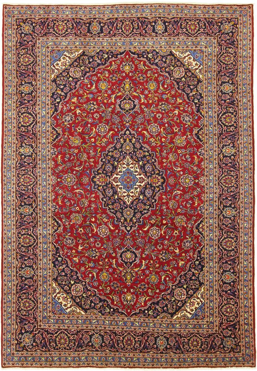 Nain Trading Keshan 362x248 Dunkelbraun/Lila (Wolle, Persien/Iran, Handgeknüpft)