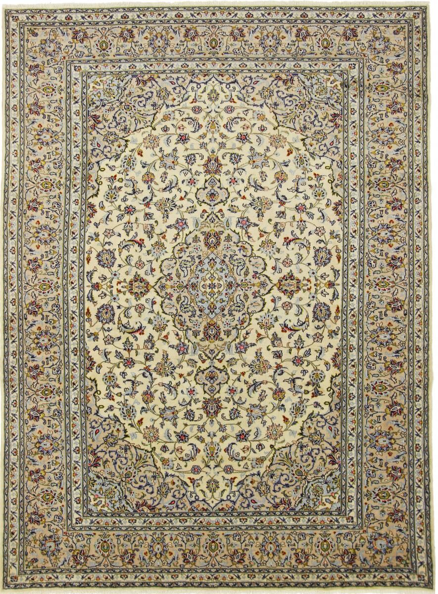 Nain Trading Perserteppich Keshan 346x251 Dunkelgrau/Beige (Handgeknüpft, Persien/Iran, Wolle)