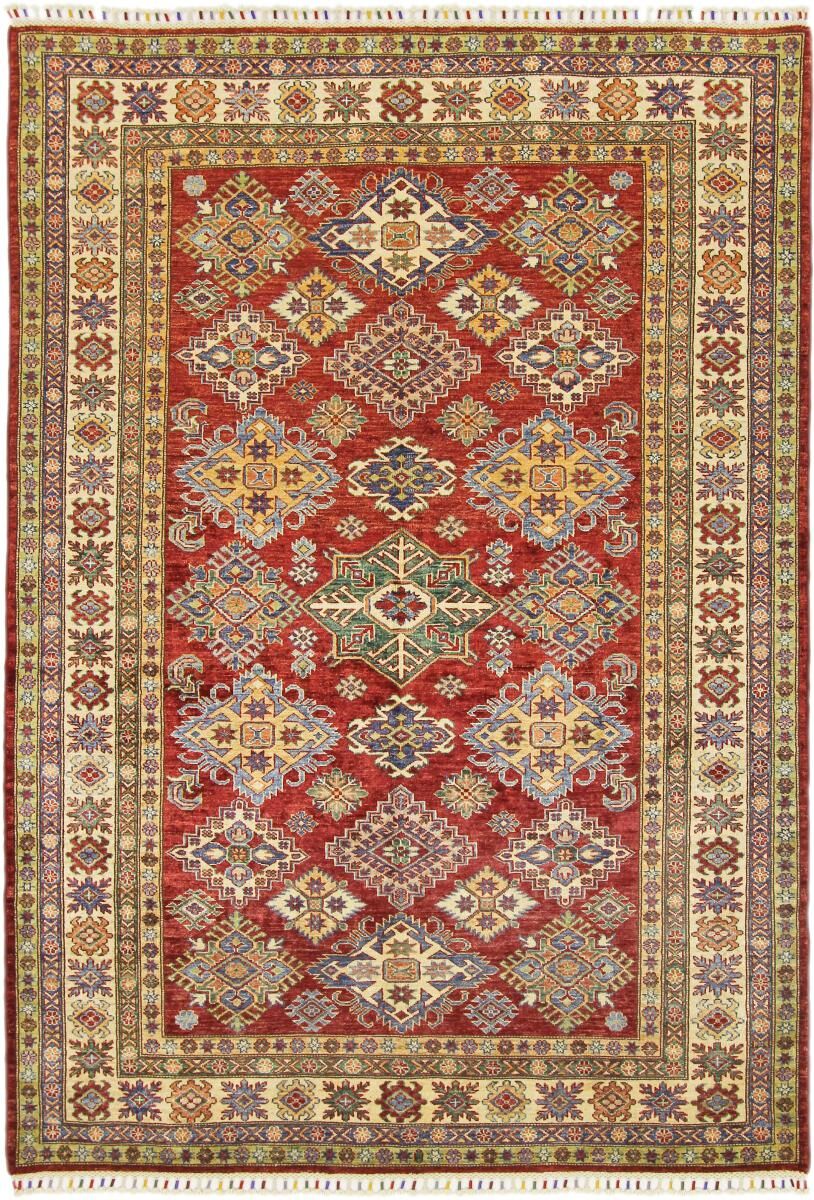 Nain Trading Echter Teppich Super Kazak 244x169 Braun/Orange (Wolle, Afghanistan, Handgeknüpft)