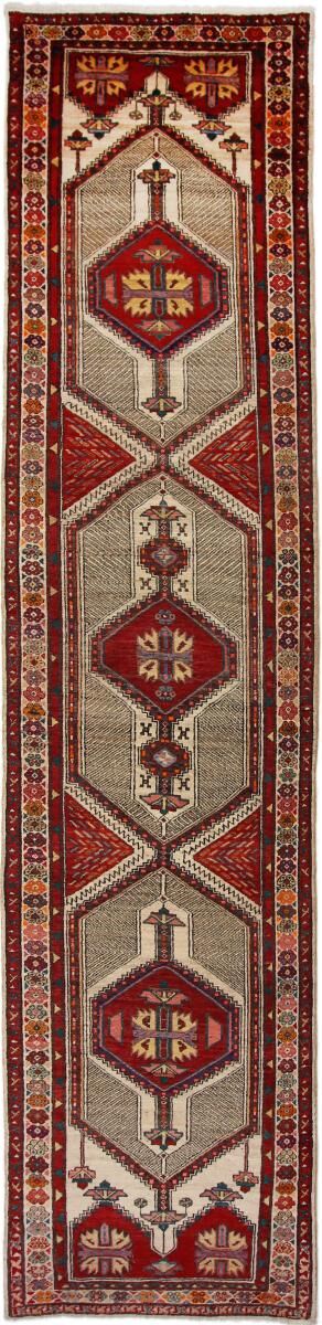 Nain Trading Perserteppich Sarab 424x99 Läufer Beige/Rost (Handgeknüpft, Persien/Iran, Wolle)