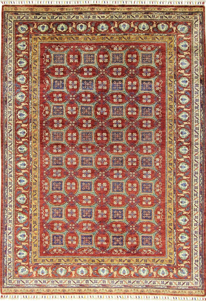 Nain Trading Orientalischer Arijana Klassik Teppich 246x174 Beige/Braun (Afghanistan, Wolle, Handgeknüpft)