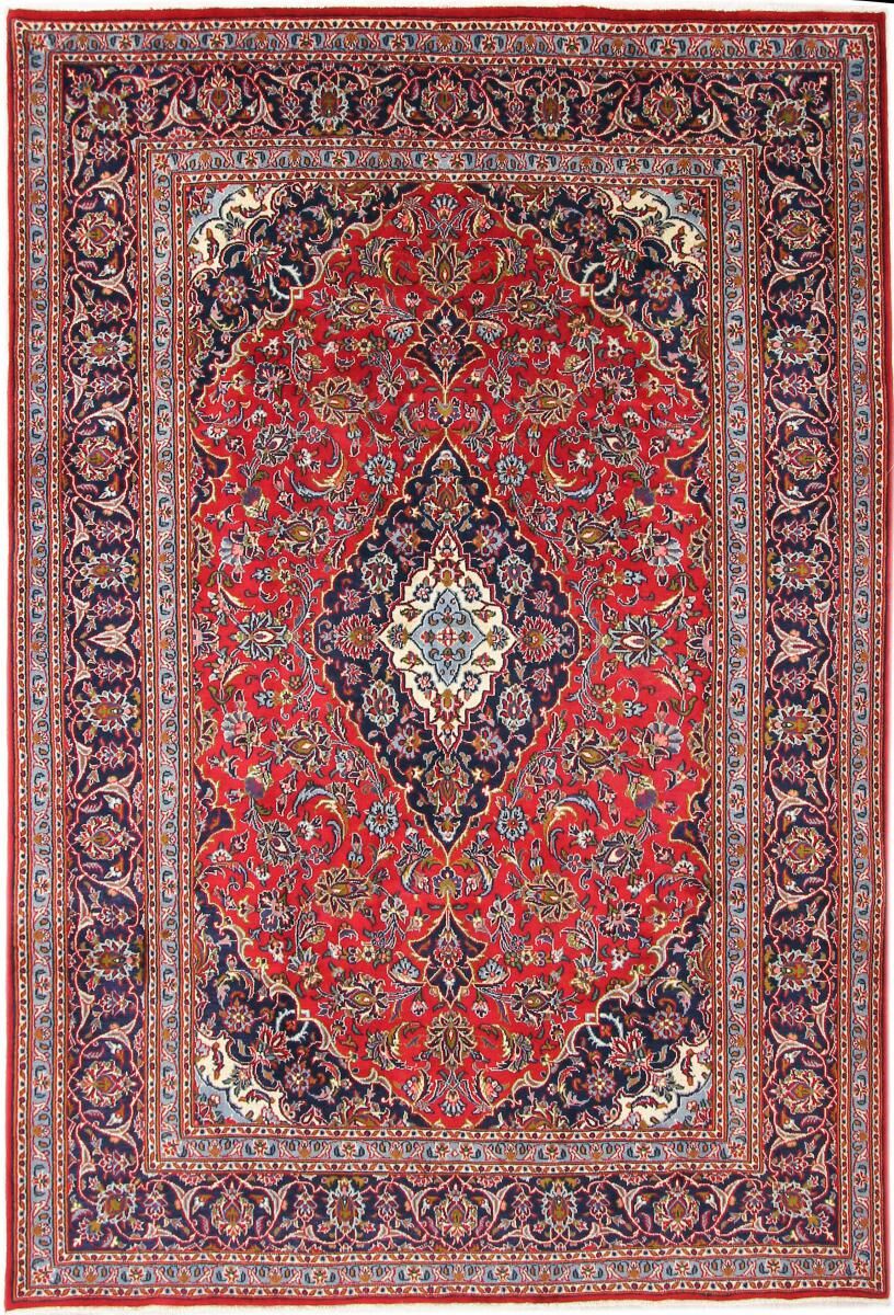 Nain Trading Perserteppich Mashhad 291x202 Dunkelgrau/Rost (Handgeknüpft, Persien/Iran, Wolle)
