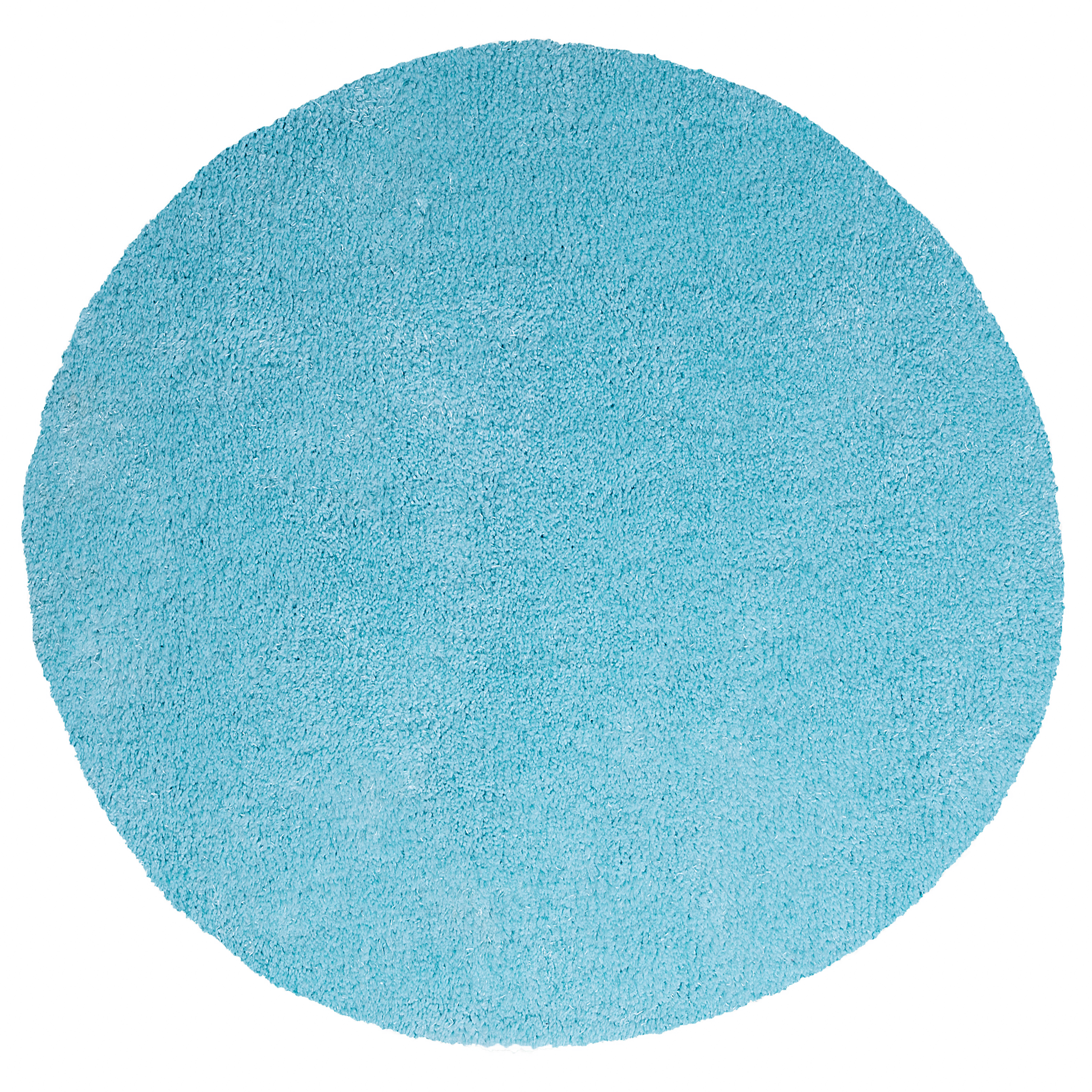 Beliani Koberec světle modrý kruhový ⌀ 140 cm DEMRE