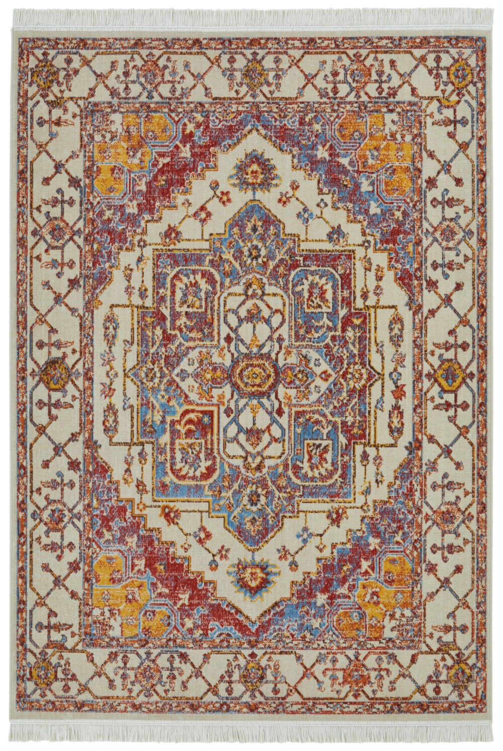 Nouristan - Hanse Home koberce Kusový koberec Sarobi 105130 Cream, Multicolored - 200x290 cm