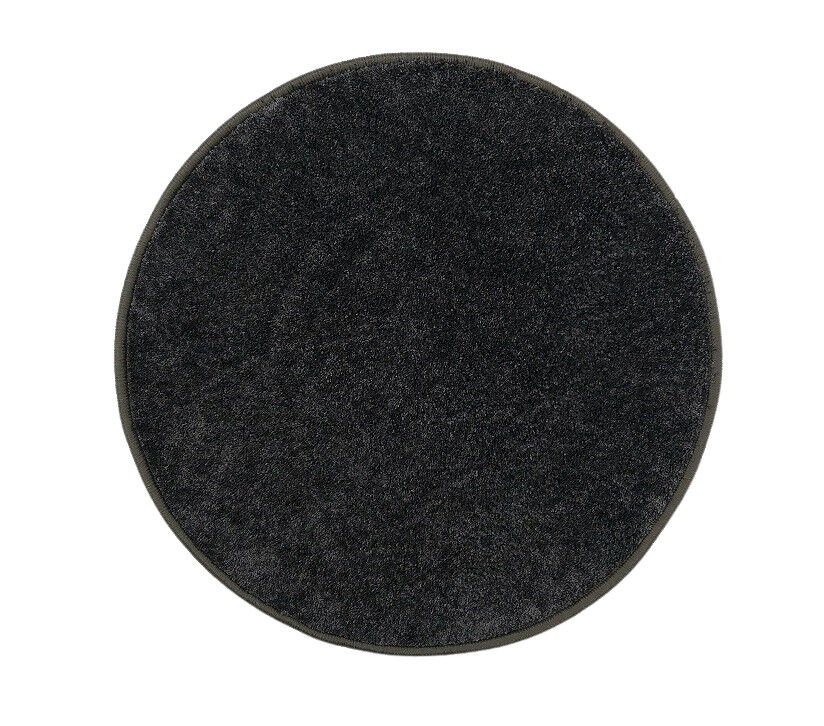 Vopi koberce Kruhový koberec Capri antracit - 200x200 (průměr) kruh cm
