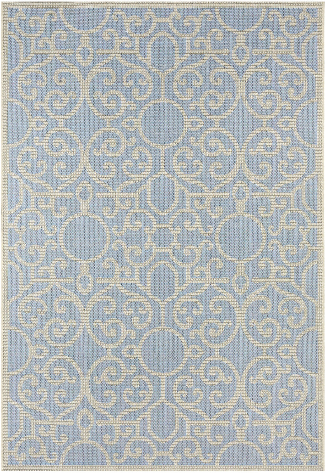 NORTHRUGS - Hanse Home koberce Kusový koberec Jaffa 103885 Pastelblue/Taupe - 140x200 cm