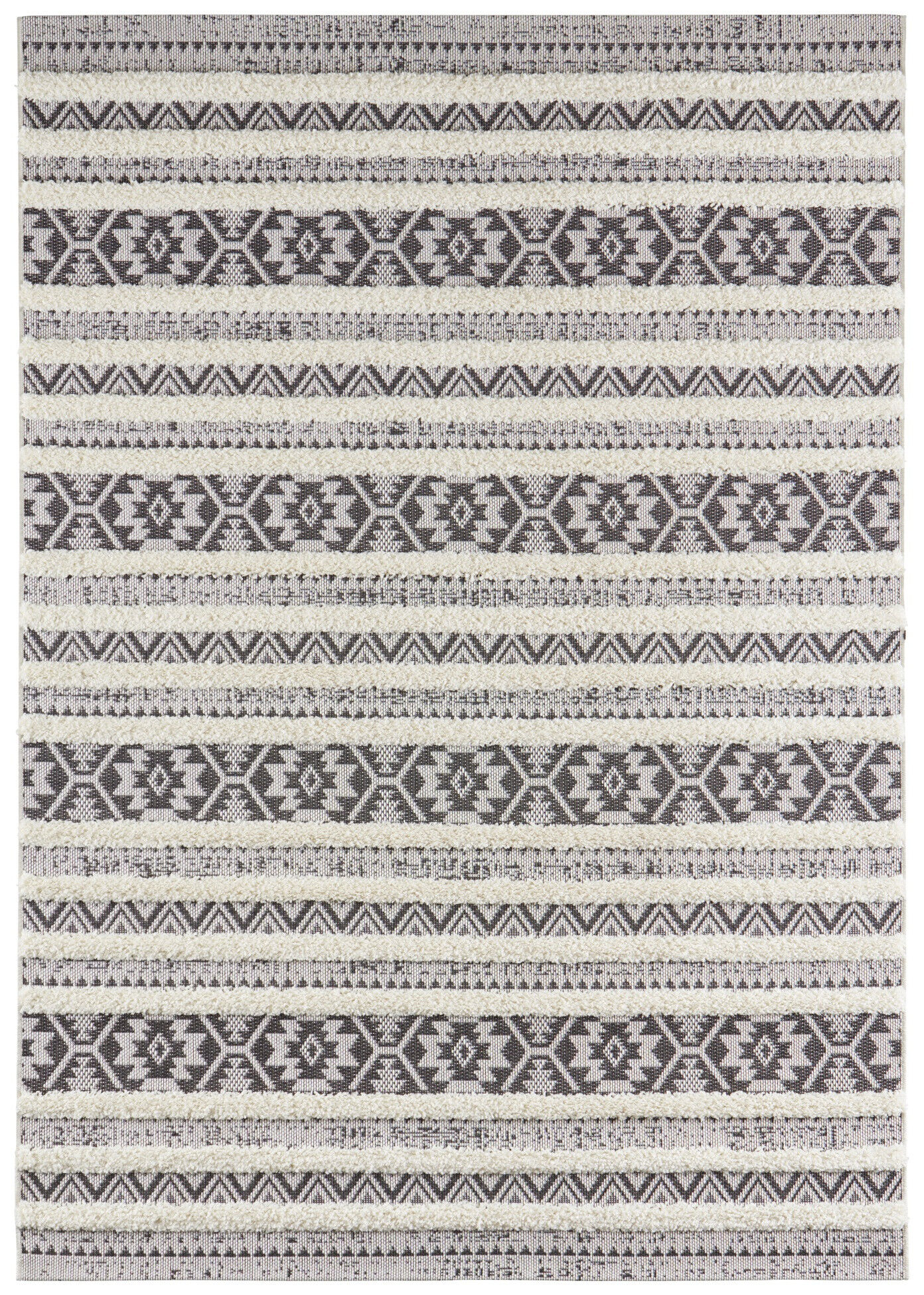 Mint Rugs - Hanse Home koberce Kusový koberec Handira 103908 Creme/Black - 80x150 cm