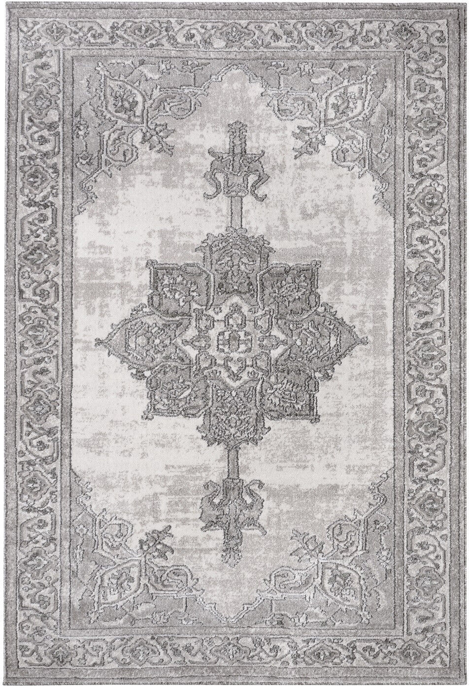 Nouristan - Hanse Home koberce Kusový koberec Provence 104626 Silver/Cream - 200x290 cm