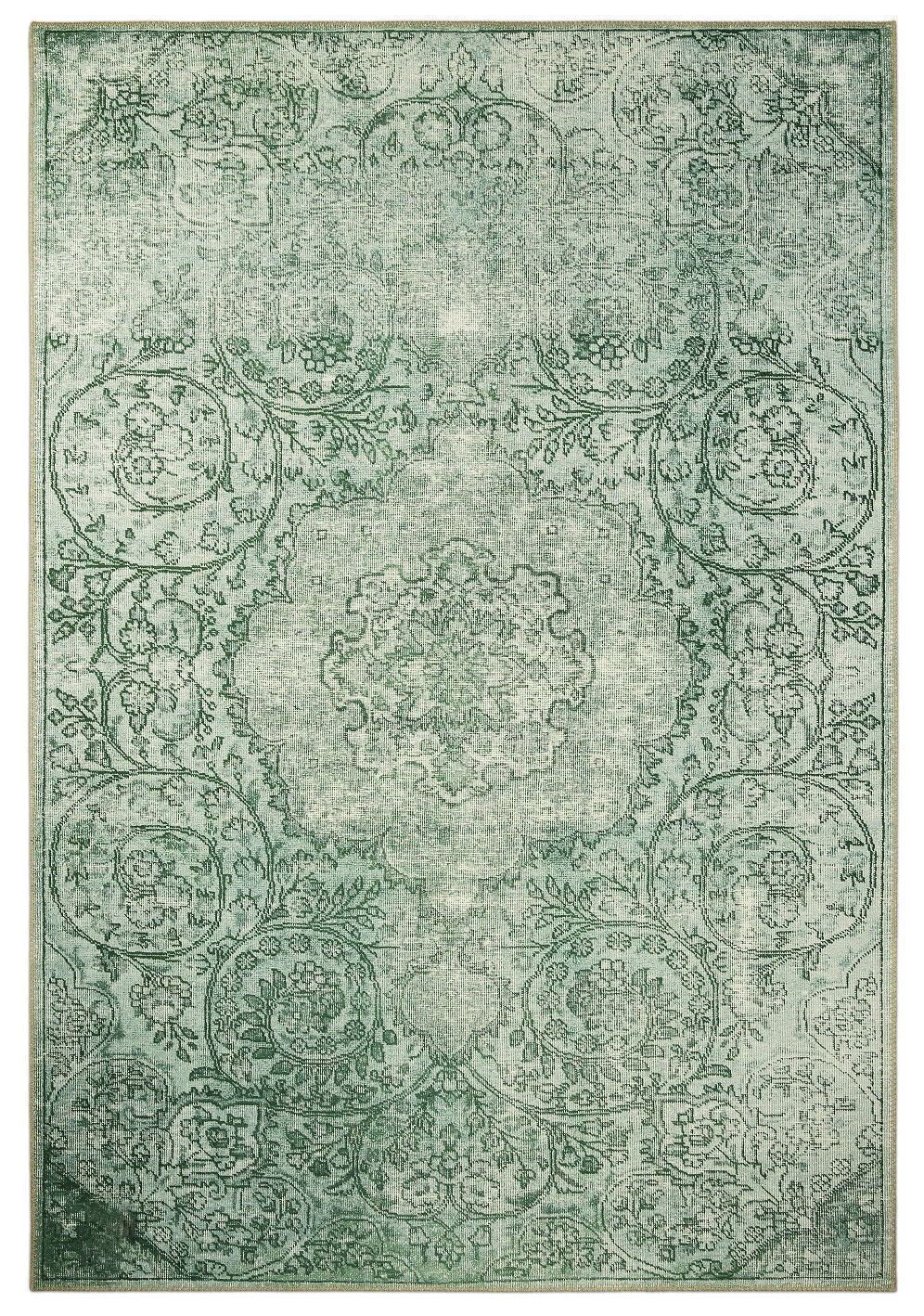 Hanse Home Collection koberce Kusový orientální koberec Chenille Rugs Q3 104780 Green - 200x290 cm