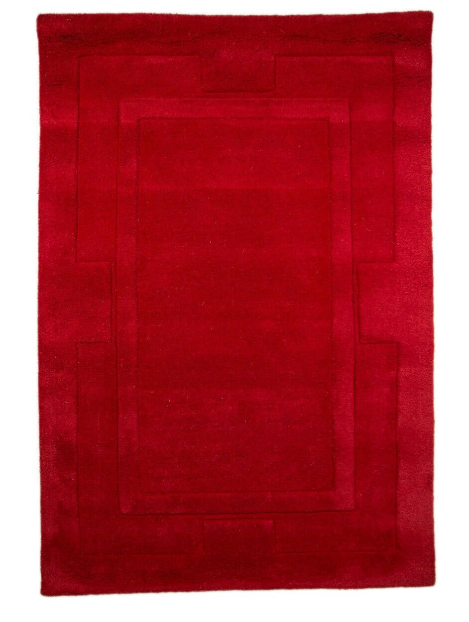 Flair Rugs koberce Ručně všívaný kusový koberec Sierra Red - 75x150 cm