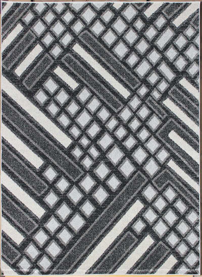Berfin Dywany Kusový koberec Aspect 1812 Dark Grey - 80x150 cm