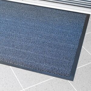 COBA Ökonomische Polypropylen-Matte, reinigen, 600 x 900 mm, blau