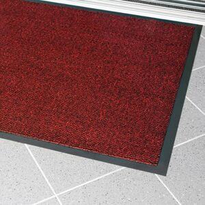 COBA Ökonomische Polypropylen-Matte, reinigen, 900 x 1500 mm, rot