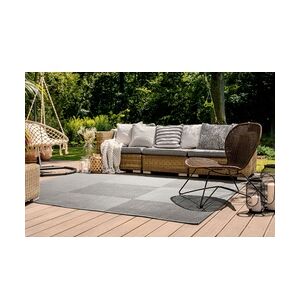 Andiamo Outdoorteppich Arizona grau-anthrazit, 67 x 140 cm