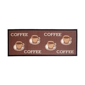 Andiamo Teppich Coffee, braun, 67 x 180 cm