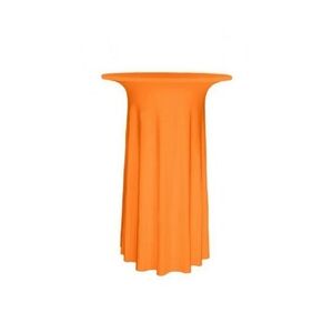 Gastro Uzal Luxor Deluxe Stehtischhusse, Husse für Stehtische, Höhe: 110-115 cm, Umfang: 80-82 cm Farbe: Orange