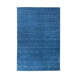 Morgenland Gabbeh Teppich - Indus - Uni - blau - 140 x 70 cm - rechteckig