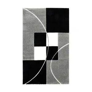 Mynes Teppich Florida Prada, schwarz, 200 x 290 cm