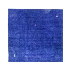 Morgenland Gabbeh Teppich - Indus - Agra - dunkelblau - 200 x 200 cm - quadratisch