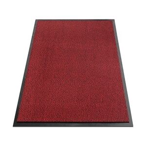 KARAT Schmutzfangmatte SKY - Fußmatte für innen und außen - rutschfest - Rot meliert / 120 x 600 cm