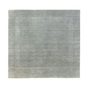Morgenland Gabbeh Teppich - Loribaft Perser - Nova - grau - 200 x 200 cm - quadratisch