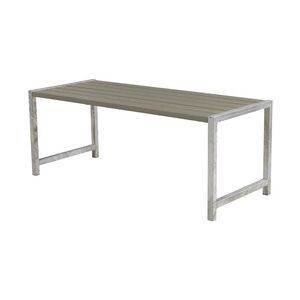 Plus Plankentisch 186x77x72cm graubraun rechteckig