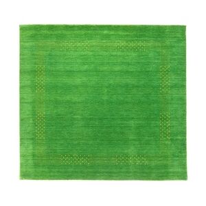 Morgenland Gabbeh Teppich - Loribaft Perser - Nova - grün - 200 x 200 cm - quadratisch