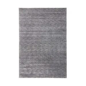 Morgenland Gabbeh Teppich - Indus - Uni - grau - 140 x 70 cm - rechteckig