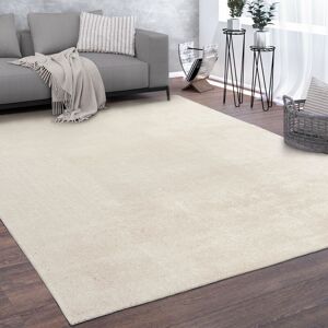 Teppich, Kurzflor-Teppich Für Wohnzimmer, Soft, Weich, Waschbar, In Beige 160x220 cm - Paco Home