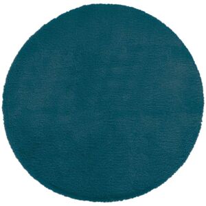 Atmosphera - Extra weicher Teppich in Felloptik - blaugrün d. 80 cm Blaugrün