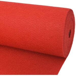 Bonnevie - MesseTeppich,Fußmatte Glatt 1,2x12 m Rot vidaXL