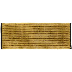 Zweifarbiger teppich aus polyester-baumwolle 45x120 cm - schwarzes ocker Tendance gelb